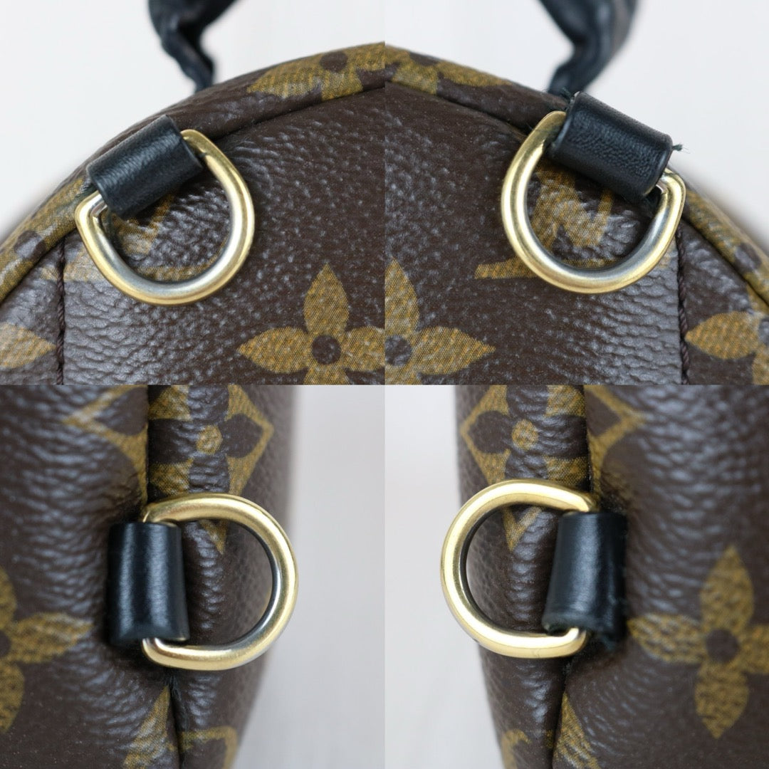 Very Good ( Rank A) ｜  LV Monogram Coated Canvas Mini Palm Springs Backpack｜X25082203
