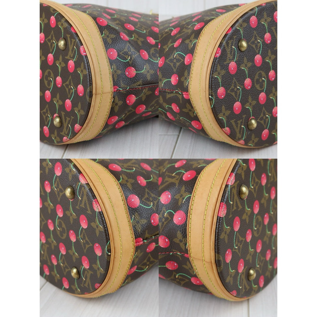 Good ( Rank AB)｜ LV Takashi Murakam Cherry Monogram Petit Bucket PM Tote Bag｜J25010901