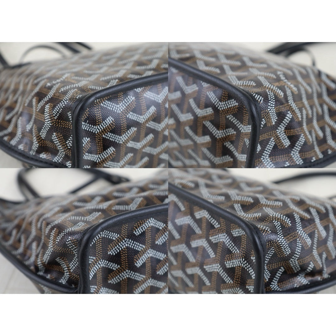 Excellent（Rank SA）｜ Goyard Anjou Mini Tote Bag Black｜S25110308