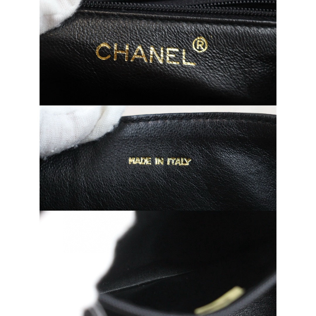 Very Good ( Rank A) ｜ CHANEL Matrasse Lambskin Chain Shoulder Bag Made In 1989～1991 Year｜P24083010