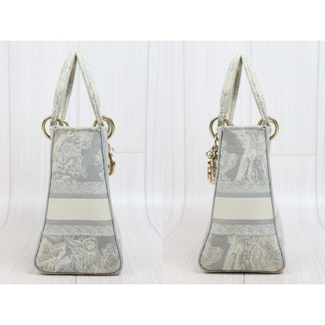 Include Entrupy Certificate of Authenticity｜Good ( Rank AB)｜  Dior Lady D-Lite 2WAY Handbag Shoulder Bag Medium｜W26052202