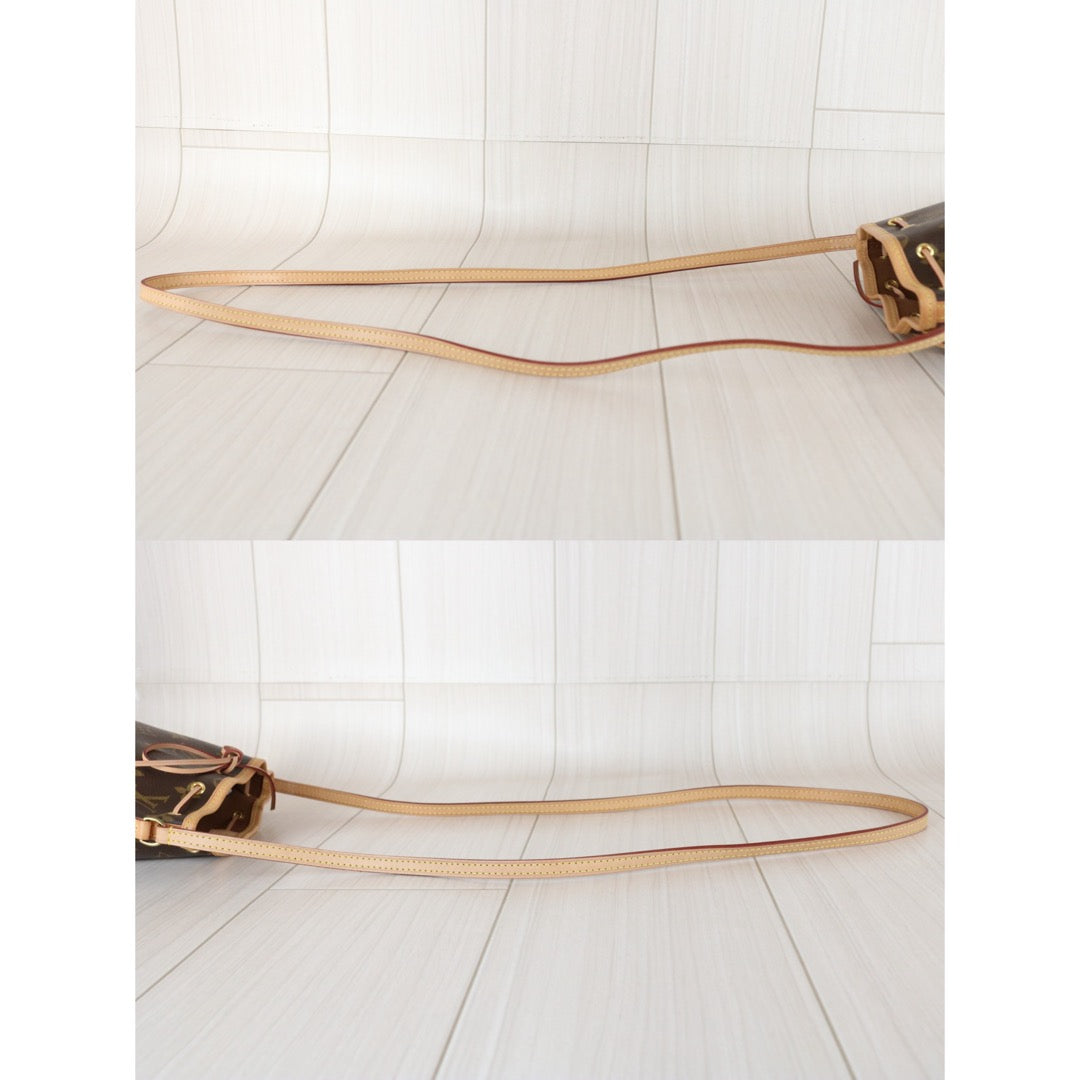 Include Entrupy Certificate of Authenticity｜Very Good ( Rank A)｜ Louis Vuitton Monogram  Nano Noe  Shoulder Bag ｜X26031203