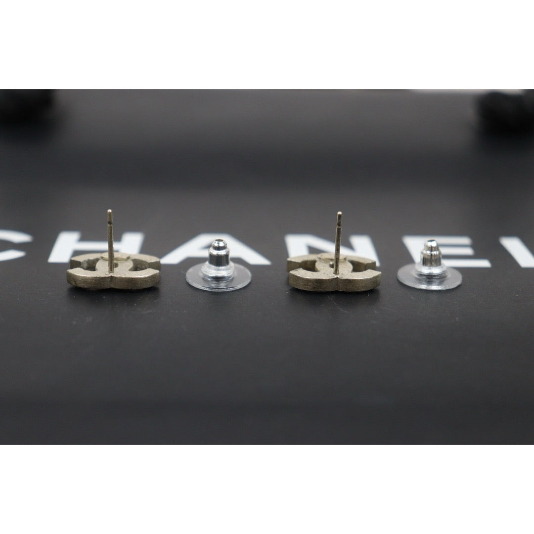 Very Good ( Rank A) ｜ CHANEL 06P Coco Mark  Rhinestone Earrings Made In 2006Year ｜V26010913