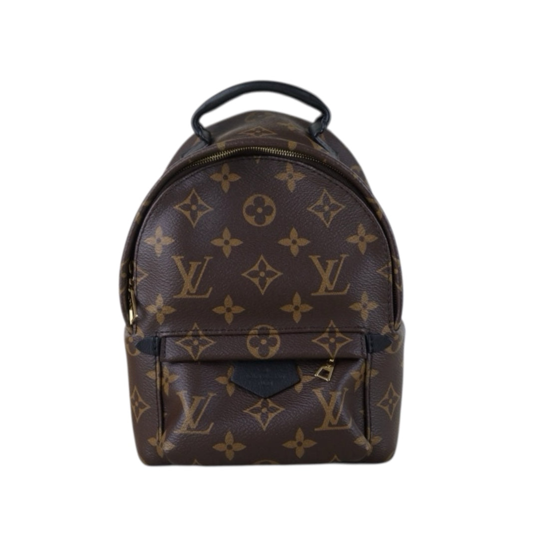 Include Entrupy Certificate of Authenticity｜Very Good ( Rank A)｜  Louis Vuitton Monogram Coated Canvas Mini Palm Springs Backpack IC Chips Model｜S26062509