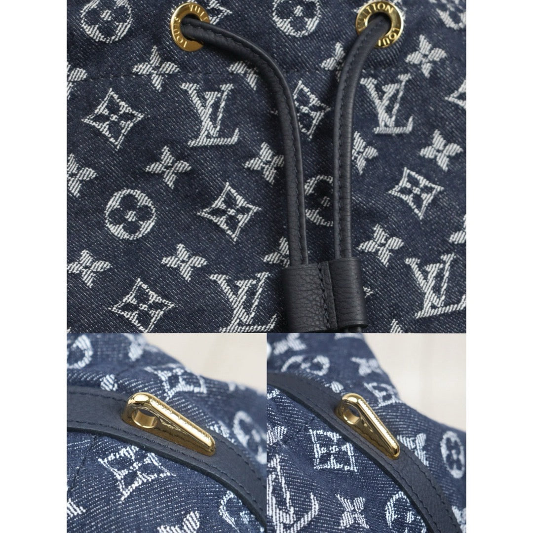 Include Entrupy Certificate of Authenticity｜Very Good ( Rank A)｜Louis Vuitton Noefull MM Monogram Denim｜26082109