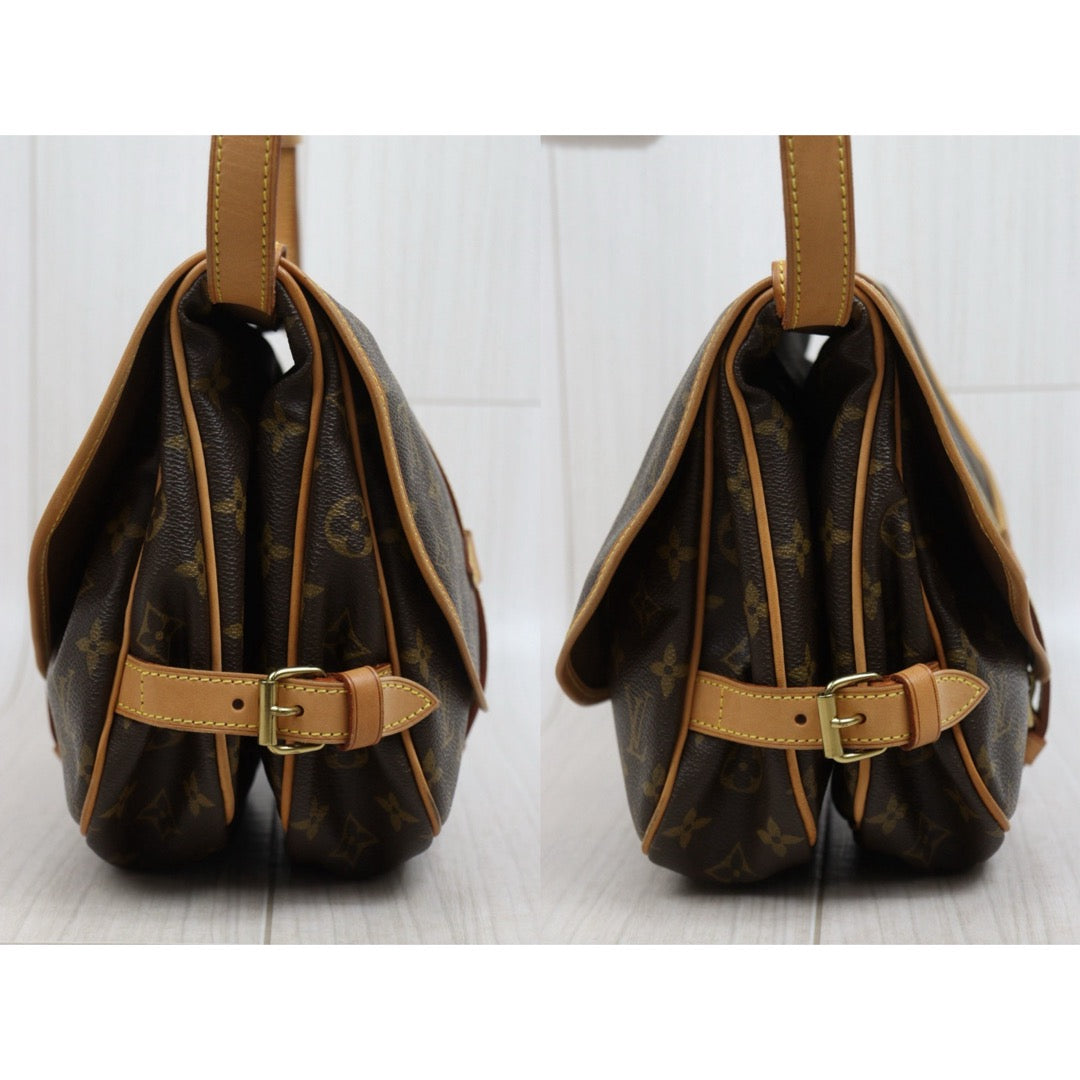 Include Entrupy Certificate of Authenticity｜Good ( Rank AB)｜ Louis Vuitton Monogram Saumur 30 Shoulder Bag｜26041305