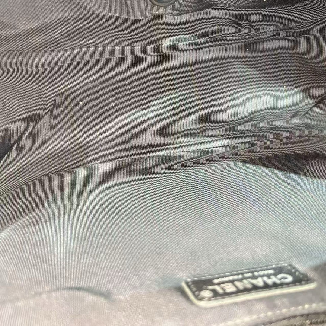 Very Good ( Rank A)｜ CHANEL Matrasse Hula Hoop Shoulder Bag Black