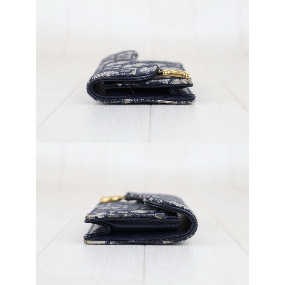 Good ( Rank AB)｜ Dior Trotter Trifold Card Holder ｜H25042211