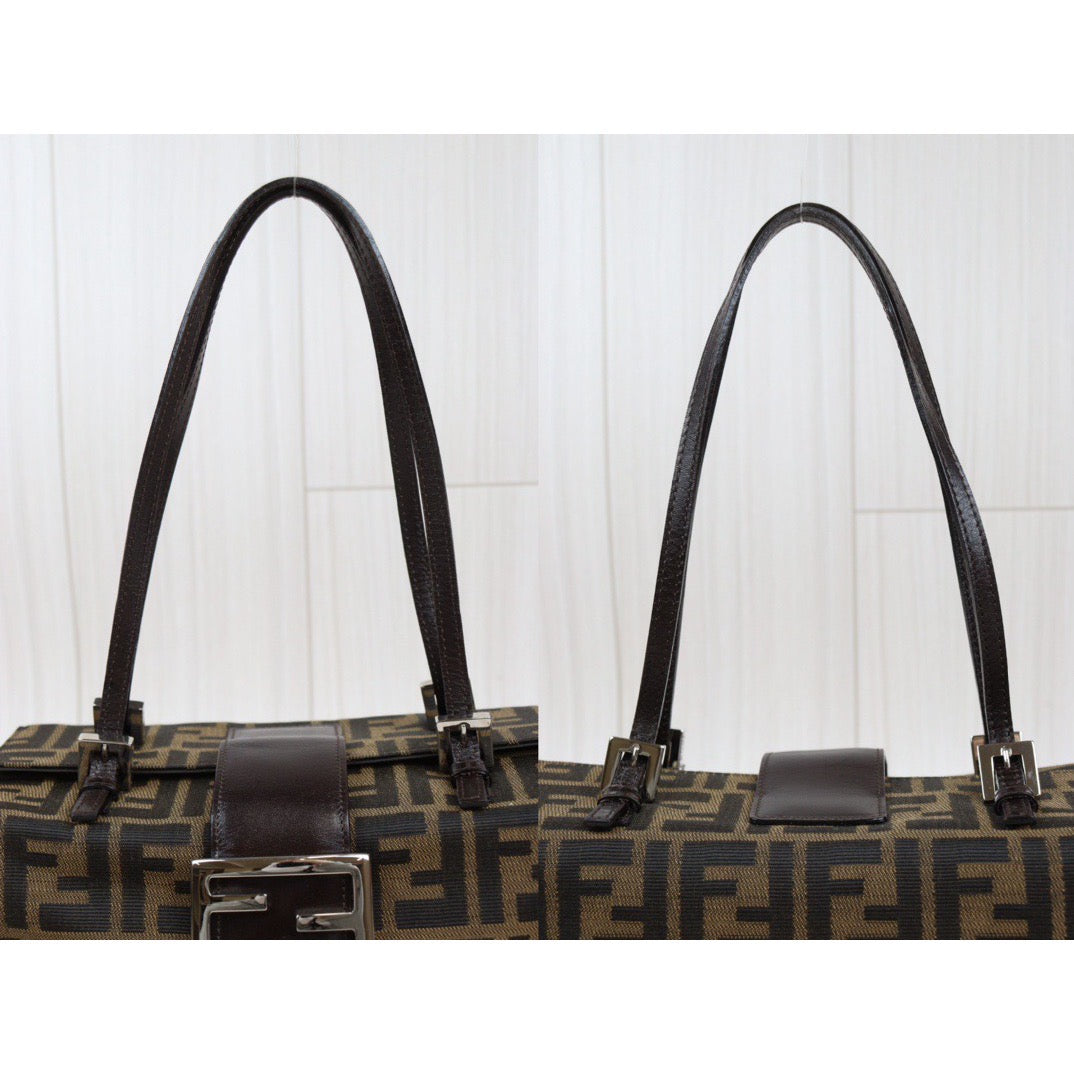 Rank A ｜ FENDI Zucca Mamma Shoulder Bag ｜Q24030503