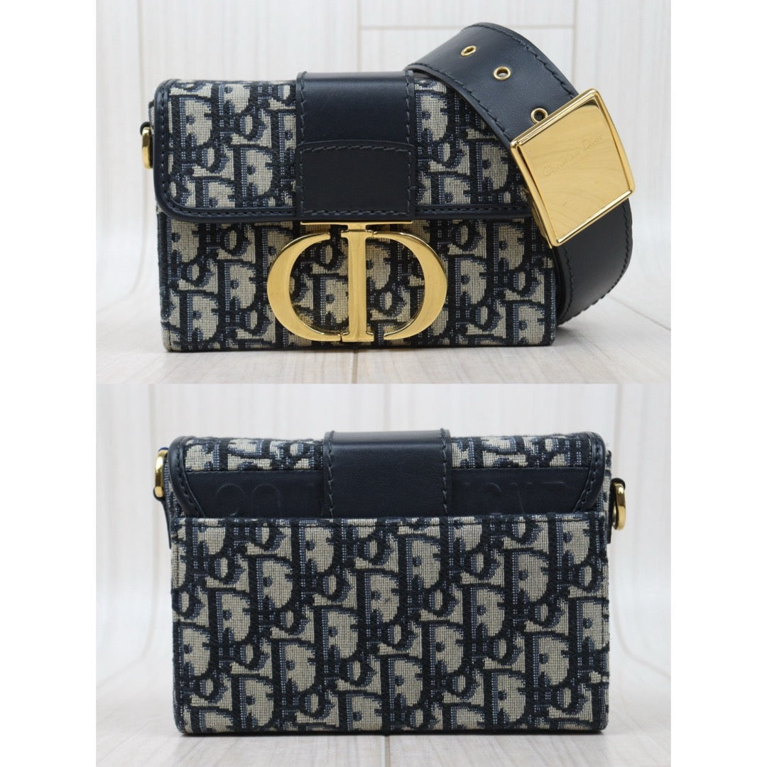 Very Good ( Rank A)｜Full Set Dior Trotter Montaige Mini Box Shoulder Bag ｜S25071024