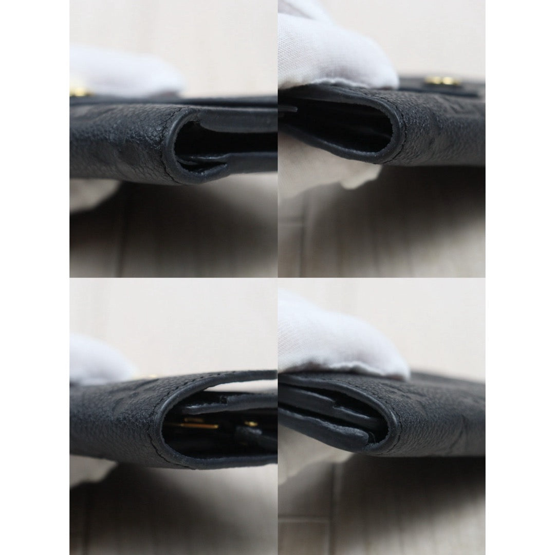 Very Good ( Rank A)｜  LV Monogram Skin Calf Black Wallet ｜25100702