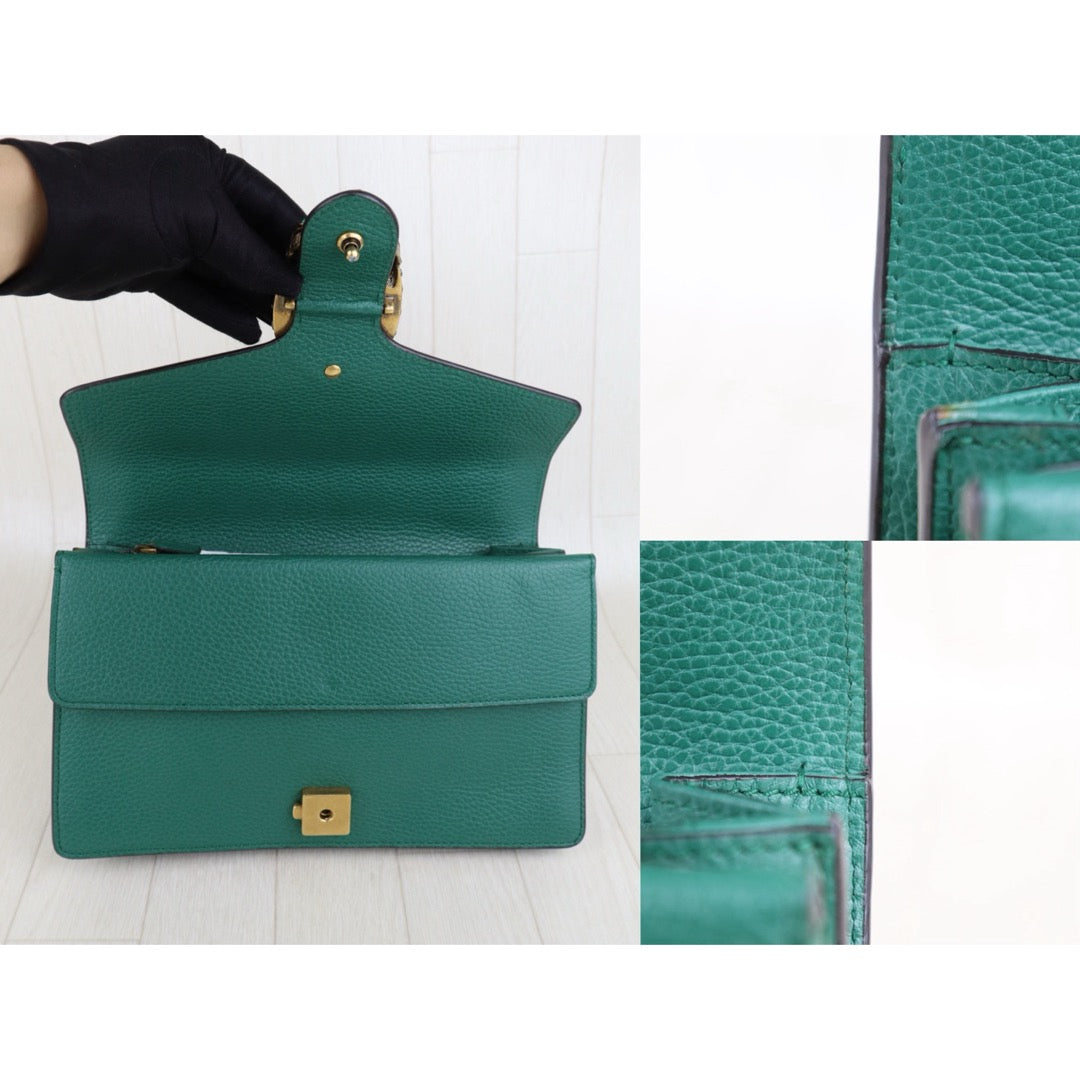 Very Good ( Rank A) ｜GUCCI Dionysus Shoulder  Bag Emerald｜H25063004