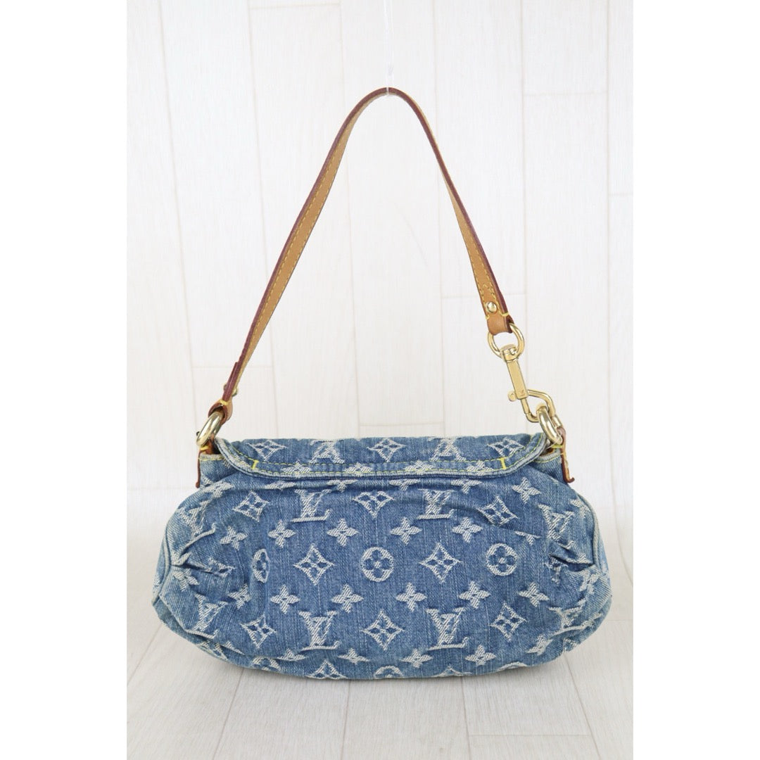 Include Entrupy Certificate of Authenticity｜Good ( Rank AB)｜Louis Vuitton Monogram Denim Mini Pleaty  ShoulderBag｜Z26092908