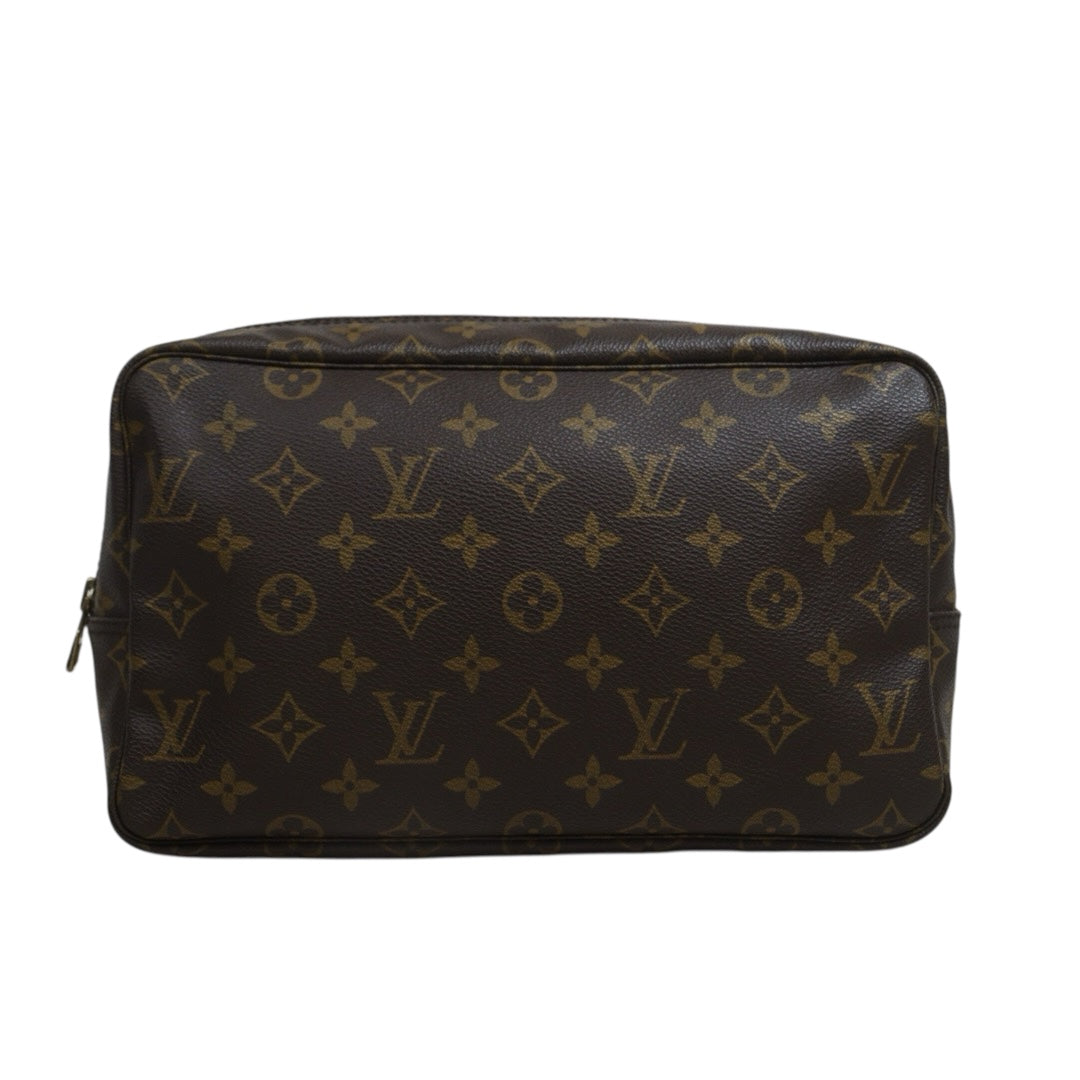 Include Entrupy Certificate of Authenticity｜Very Good ( Rank A)｜ Louis Vuitton Truth Toilet 28 Monogram Makeup Pouch｜26073004