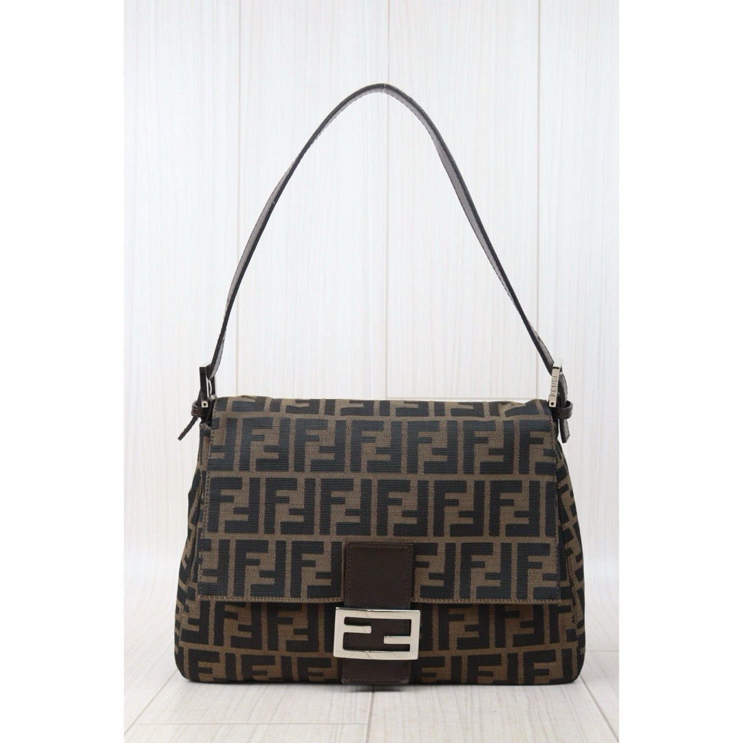 Very Good ( Rank A) ｜ FENDI Zucca Mamma Baguette Shoulder Bag ｜24092007