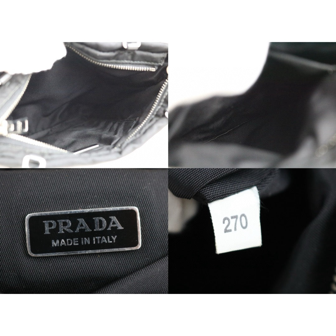 Excellent（Rank SA）｜ PRADA Canvas Rhinestone Mini Tote Bag｜X24111205