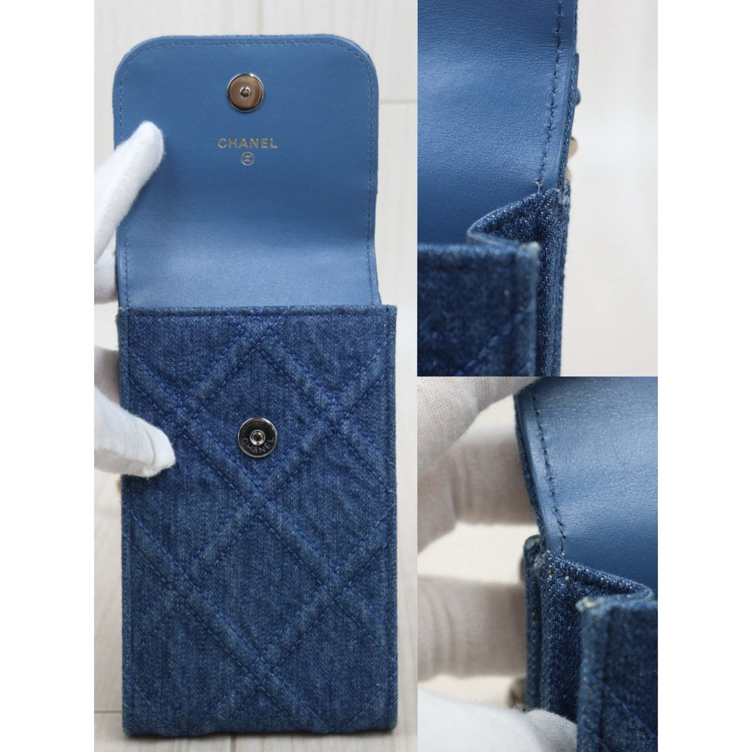 Very Good ( Rank A)｜ CHANEL Matrasse Chain Demin Blue 19Bag Shoulderbag Made In 2021-2022Year｜W25121601