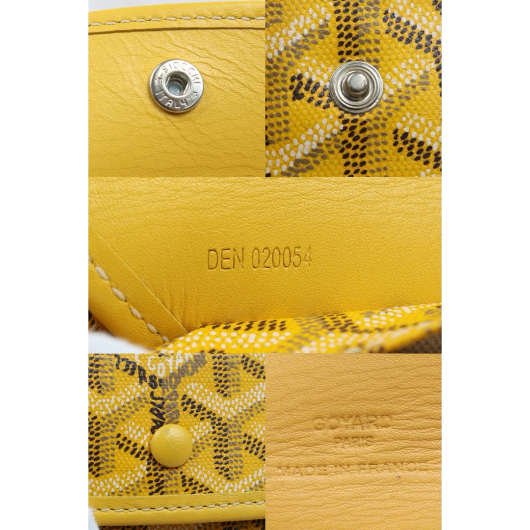 Good ( Rank AB) ｜ Goyard Anjou Vintage Mini Tote Bag Yellow Made In 2005Year｜Y25110423