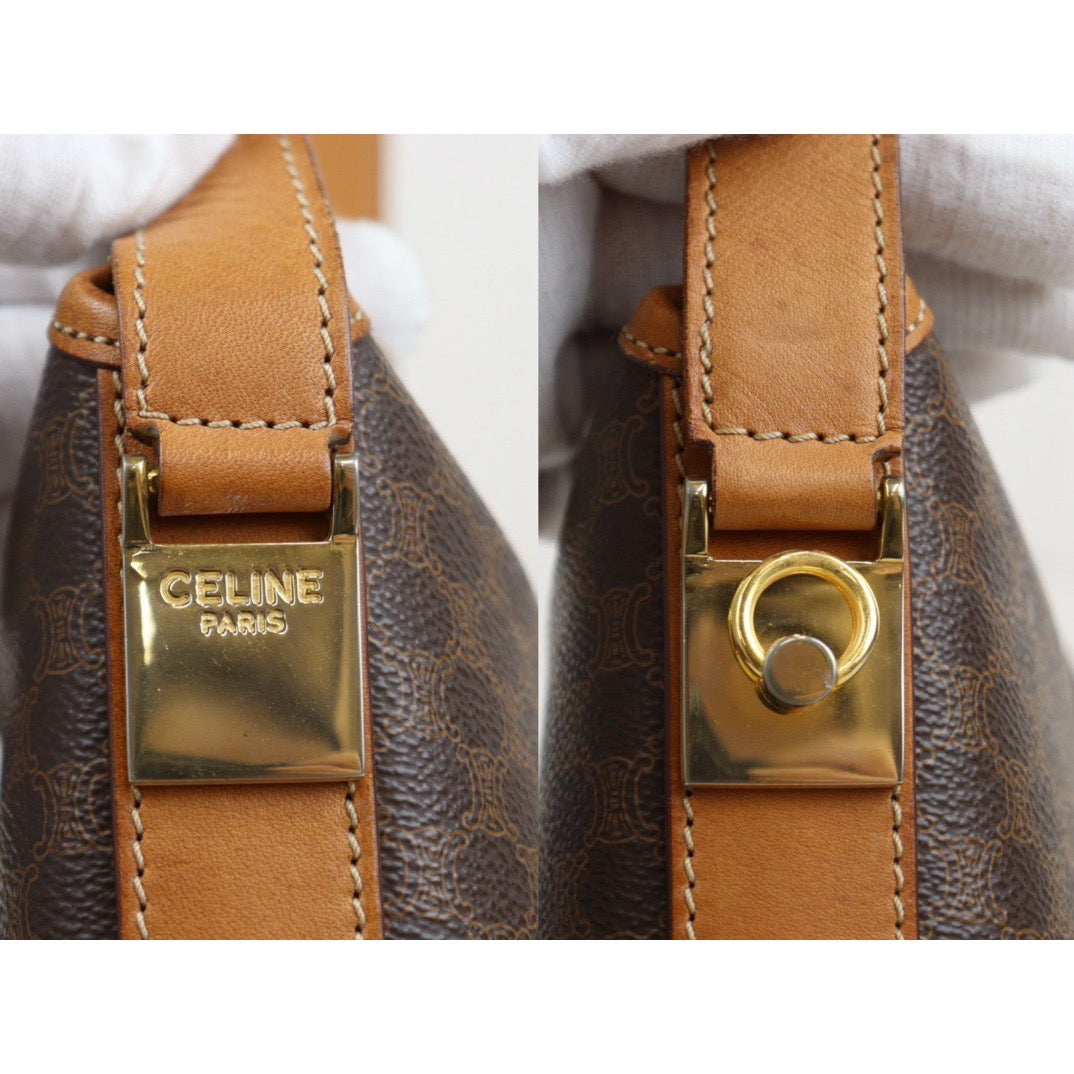 Rank AB｜ CELINE Macadam Shoulder Bag ｜V24031419