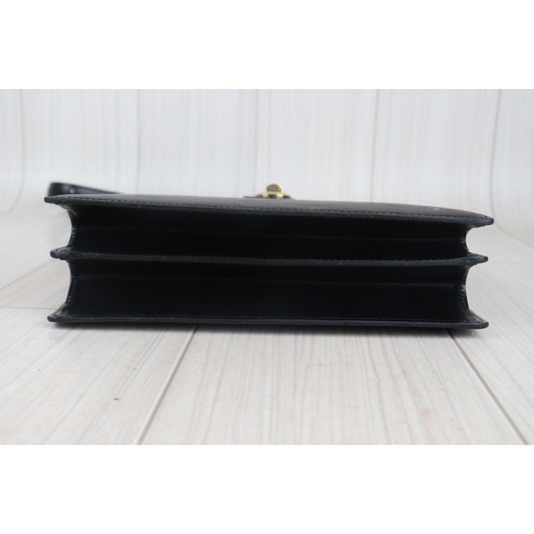 Rank A｜ LV Epi Shoulder Bag Black｜V23090714