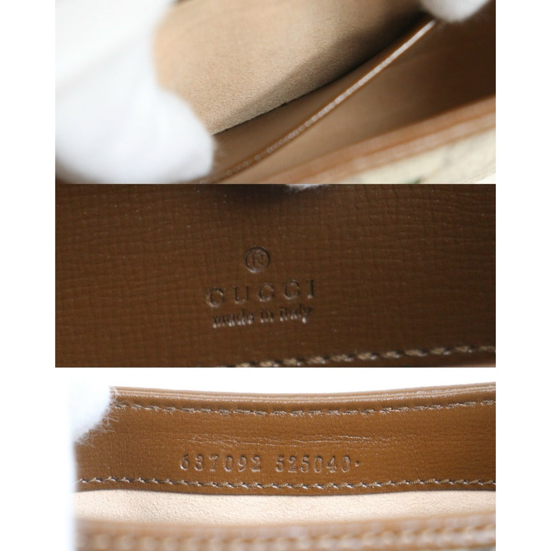 Include Entrupy Certificate of Authenticity｜Very Good ( Rank A) ｜  GUCCI  Monogram Mini Jackie 1961 Handbag With Shoulder Strap｜26101301