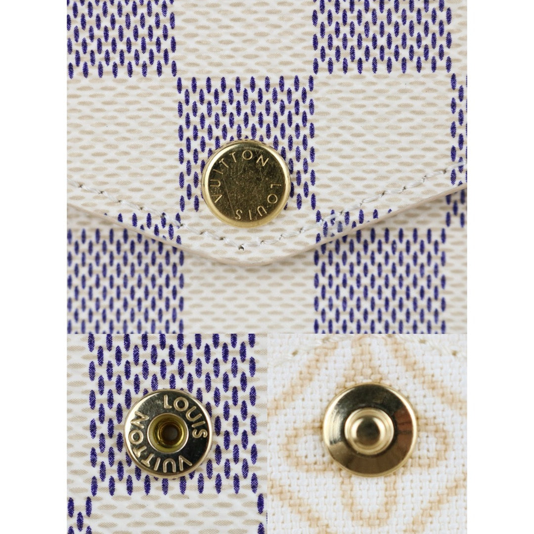 Excellent（Rank SA）｜ LV Damier Azur Nautical Pochette Felicie Shoulder Bag｜X25012704