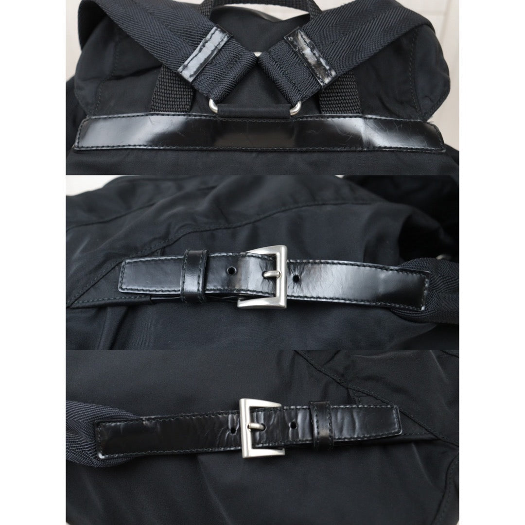 Rank AB｜Prada Nylon Backpack Medium Black｜24061328