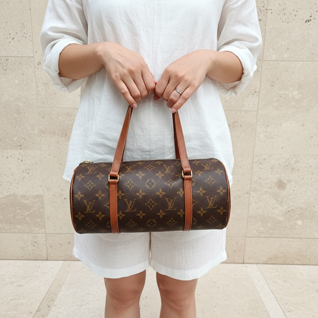Include Entrupy Certificate of Authenticity｜Very Good ( Rank A)｜ Louis Vuitton Monogram Papillon 30 Handbag ｜26061202