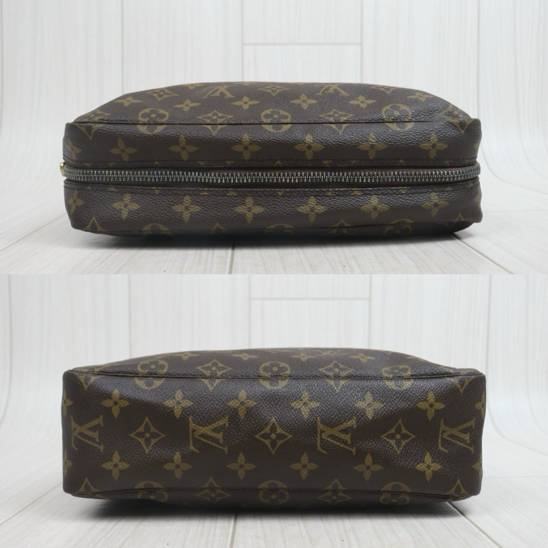 Include Entrupy Certificate of Authenticity｜Good ( Rank AB)｜ Louis Vuitton Truth Toilet 28 Monogram Makeup Pouch｜26072402