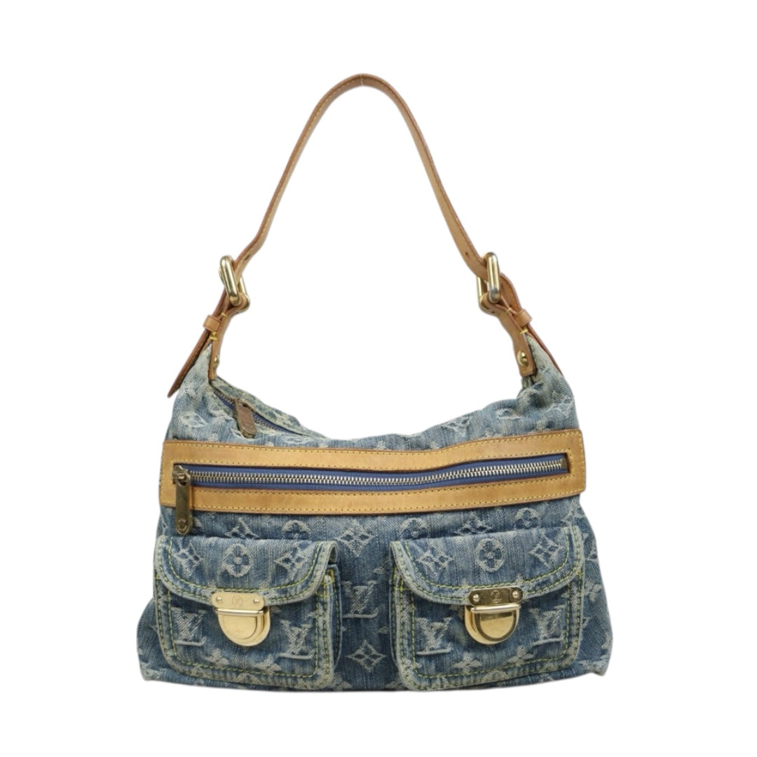 Fair ( Rank B) ｜  LV Monogram Baggy Denim Shoulder Bag｜A25091803
