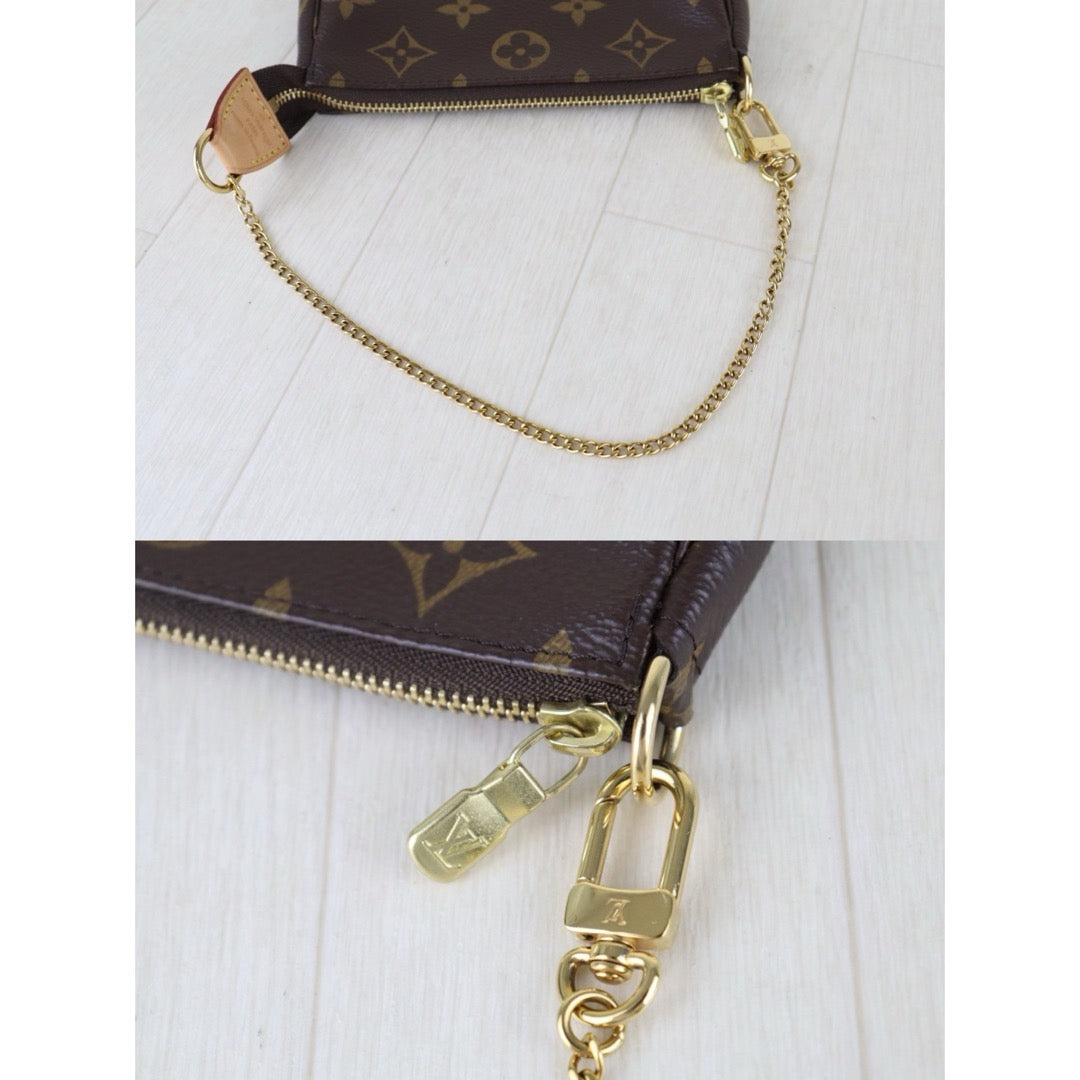Include Entrupy Certificate of Authenticity｜Very Good ( Rank A) ｜ Louis Vuitton Monogram Mini Pochette Accessoire｜S26071503