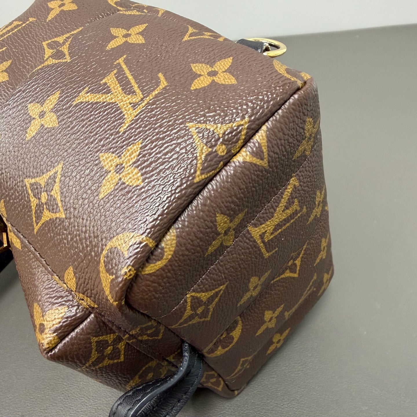 Include Entrupy Certificate of Authenticity｜Good ( Rank AB)｜  Louis Vuitton Monogram Coated Canvas Mini Palm Springs Backpack