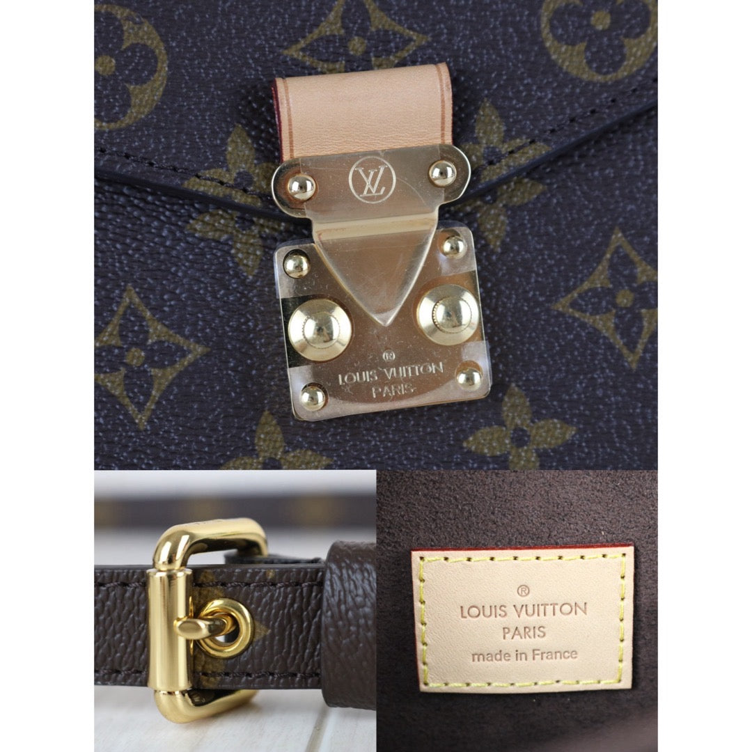 Include Entrupy Certificate of Authenticity｜Very Good ( Rank A)｜LV Monogram Pichette Metis ShoulderBag  IC Chips Model｜S26072001