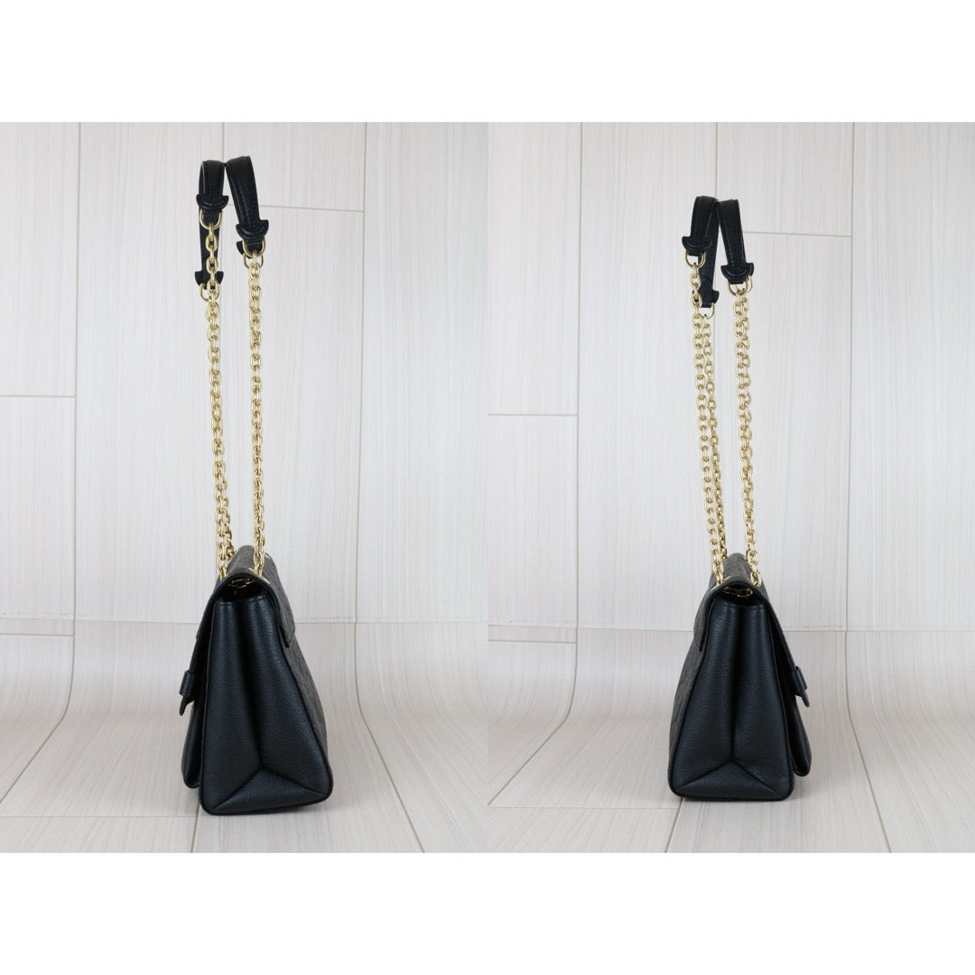 Very Good ( Rank A) ｜ LV Monogram Vavin  Leather Shoulder Bag Black IC Chips Model ｜S25060312