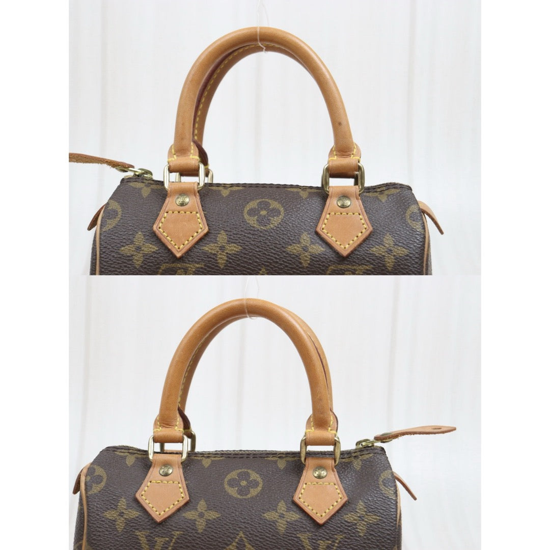 Include Entrupy Certificate of Authenticity｜Good ( Rank AB)｜ Louis Vuitton Monogram Mini Speedy Hand Bag ｜26050705