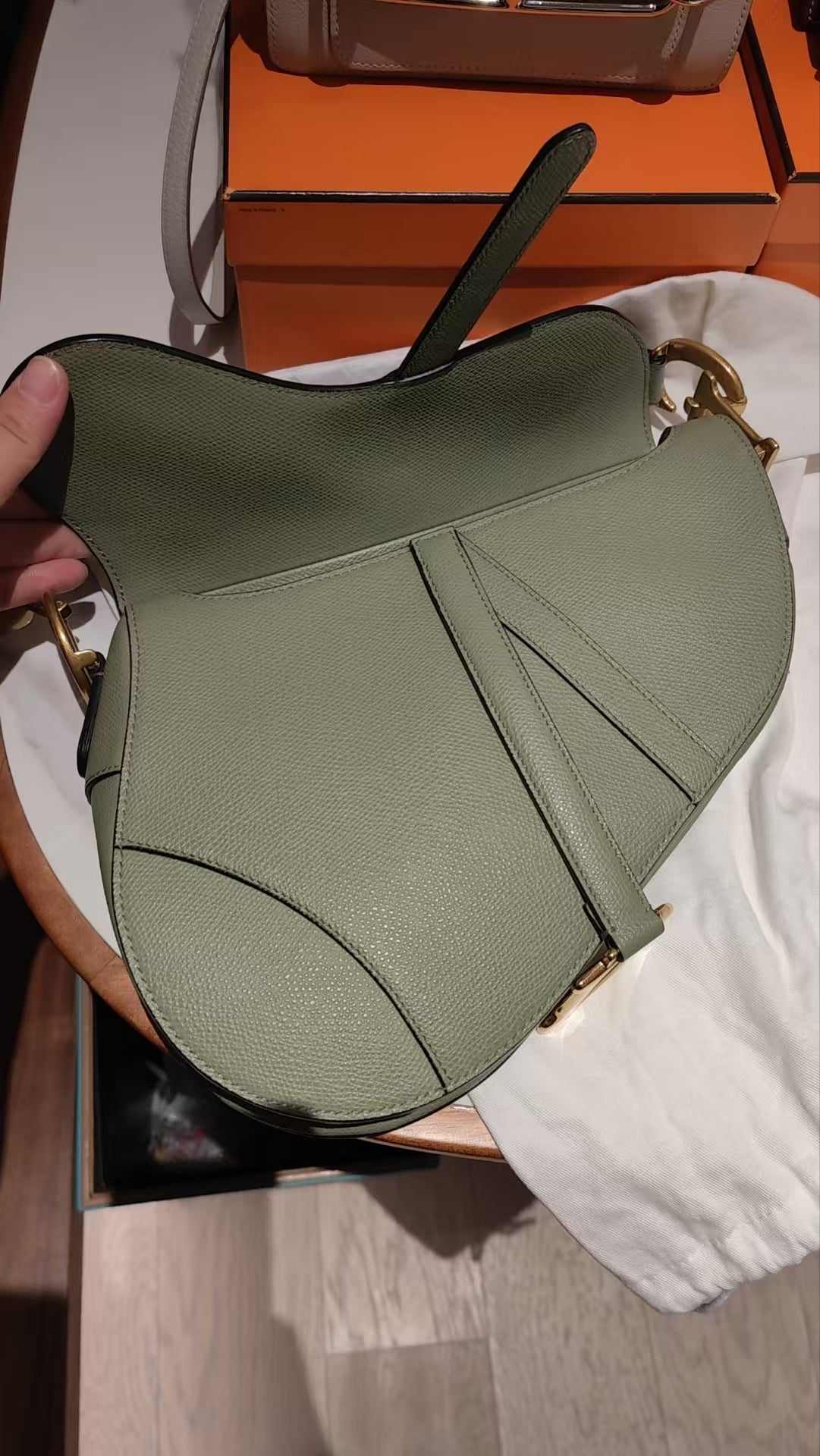 Very Good ( Rank A)｜Dior Trotter Saddle Shoulder Bag Medium