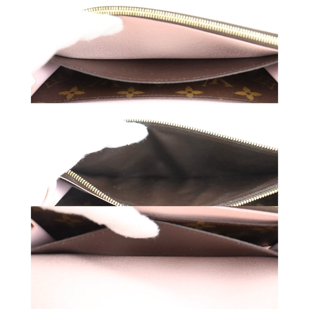 Include Entrupy Certificate of Authenticity｜Very Good ( Rank A)｜ Louis Vuitton Monogram Emilie Long Wallet ｜S26062205
