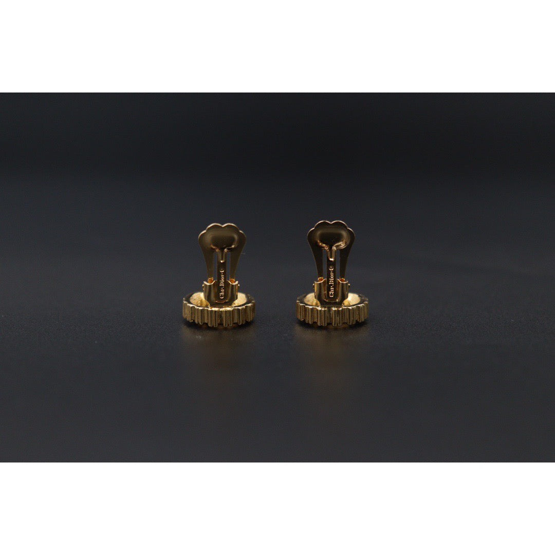 Rank A ｜ Dior CD Earring Gold Plated｜24051614