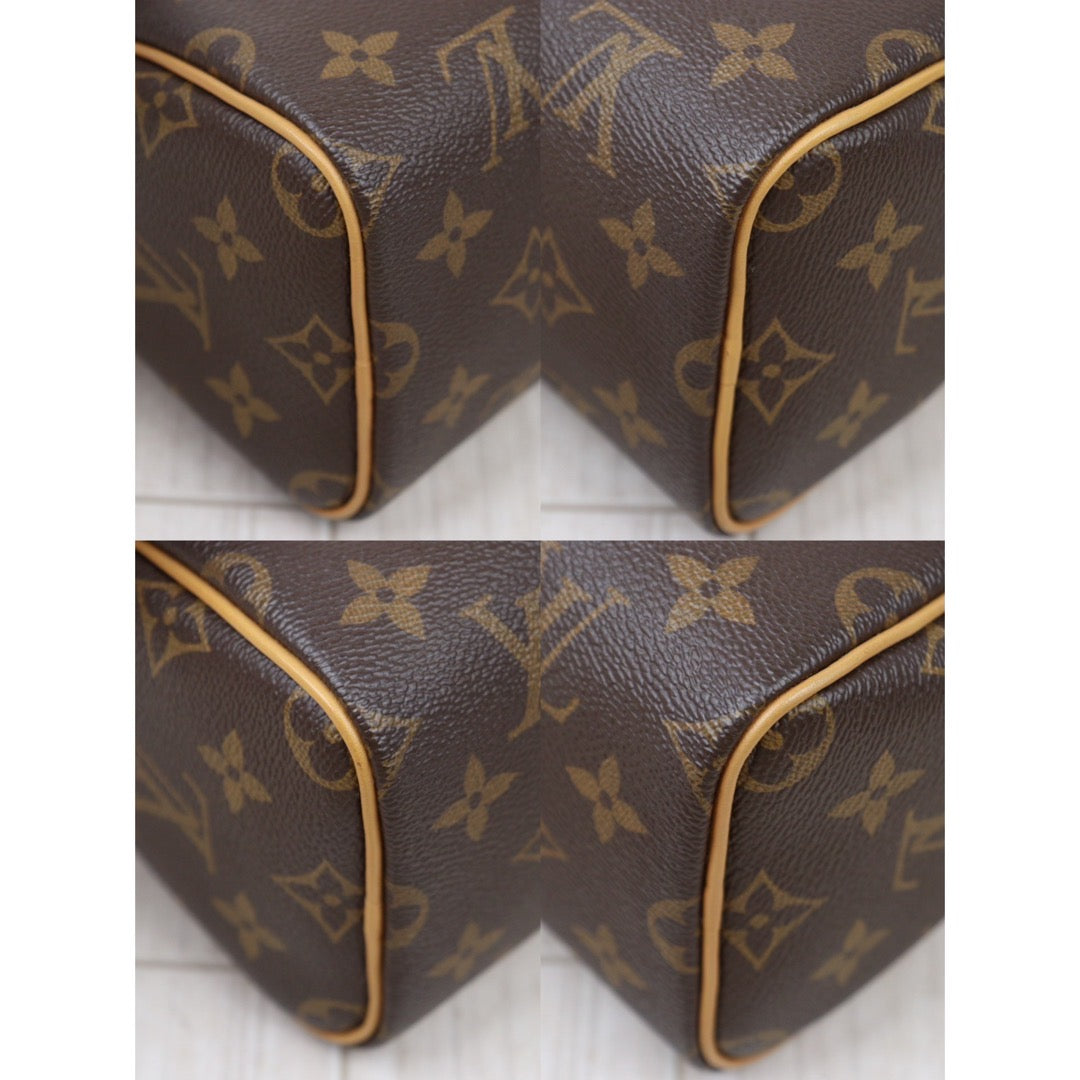 Rank AB ｜LV Monogram Nano Speedy  Shoulder Bag｜S24042603