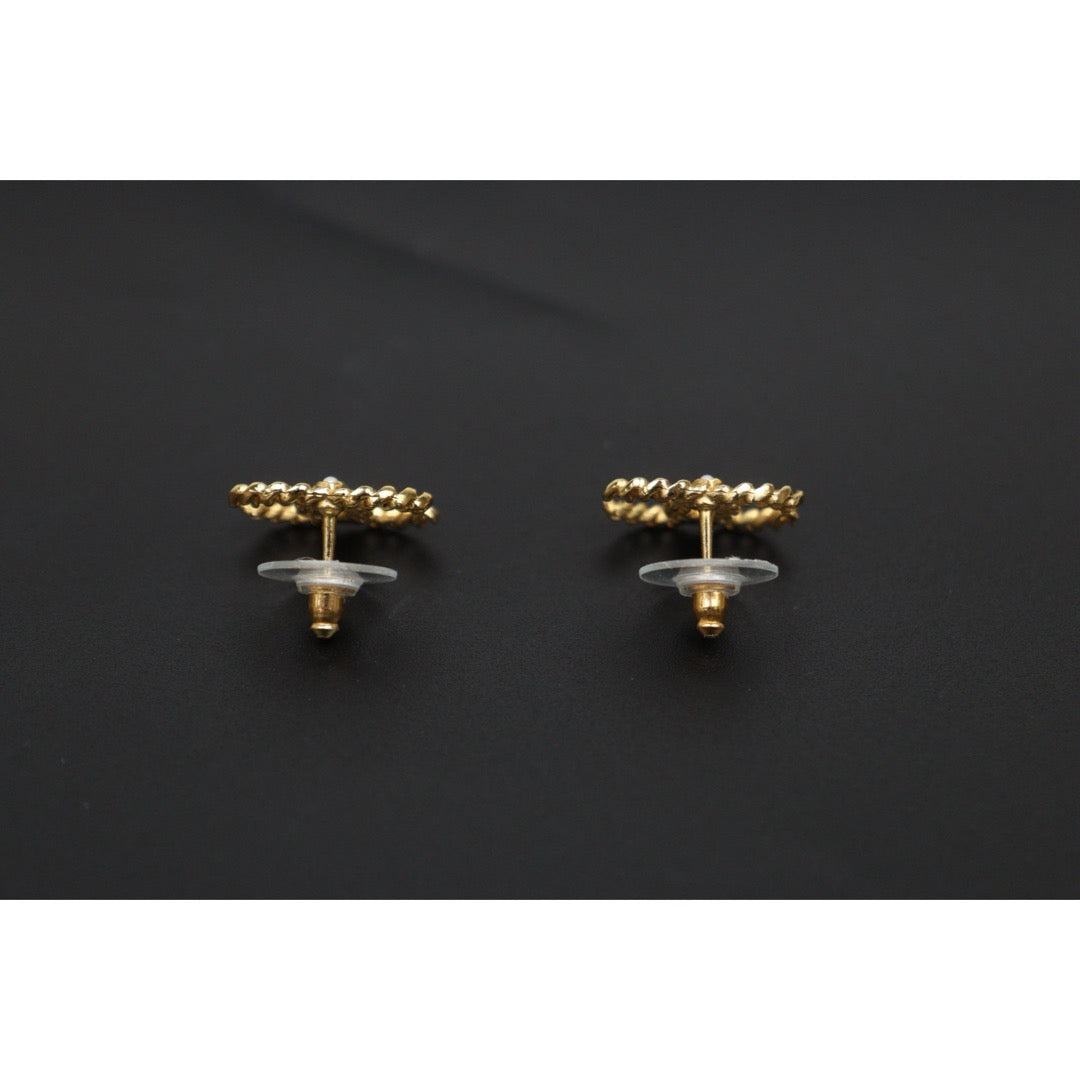 Include Authentic Detective Certificate of Authenticity｜Very Good ( Rank A) ｜CHANEL A18K COCO Mark  Chain Earrings Made In 2018Year｜S26031011