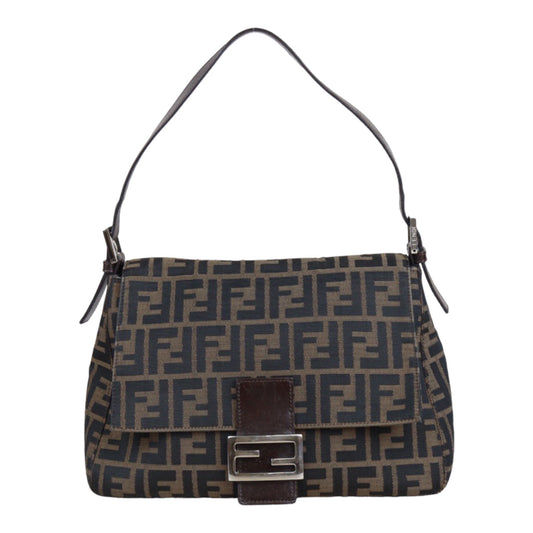Rank AB｜ FENDI Zucca Mamma Baguette Shoulder Bag ｜23101409