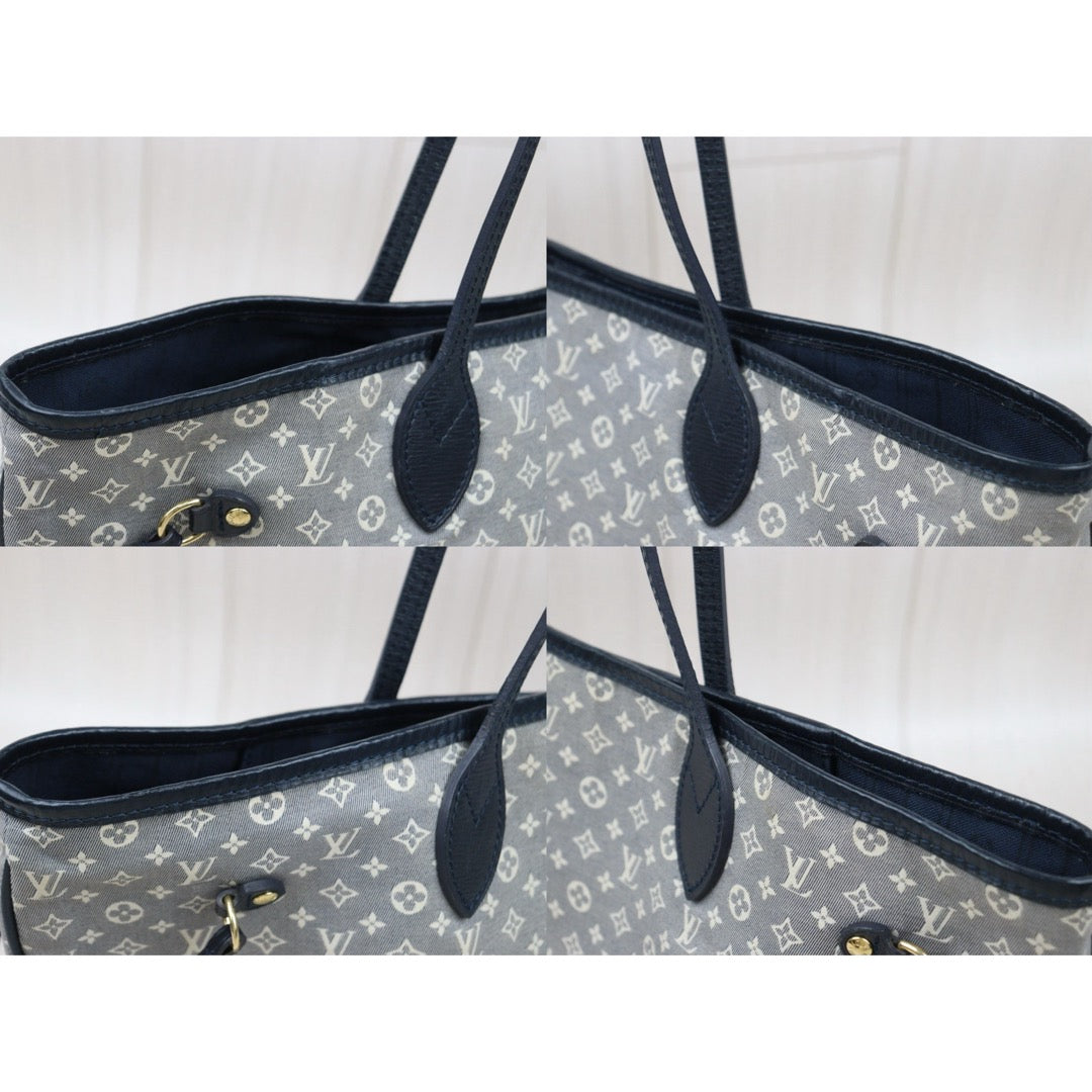 Good ( Rank AB)｜ LV Monogram Denim Neverfull MM Blue｜H25052510