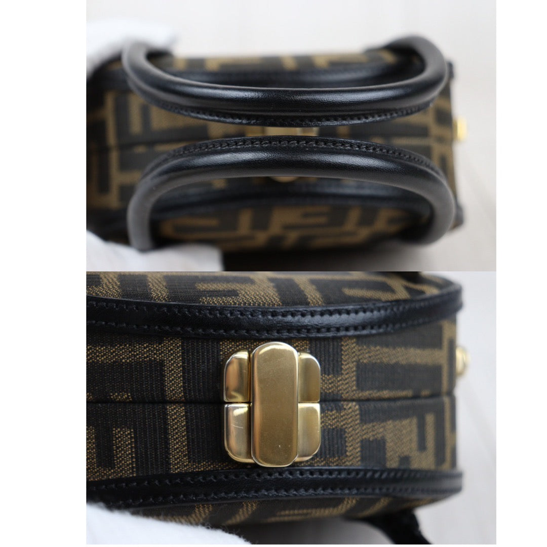 Rank A ｜ FENDI Zucca Mini HandBag ｜23122405