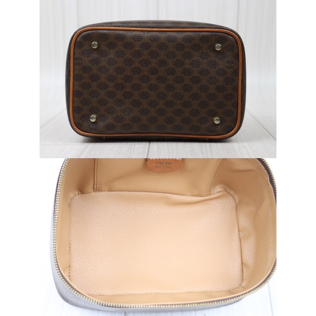 Rank AB ｜ CELINE Macadam Vanity Handbag ｜24060314