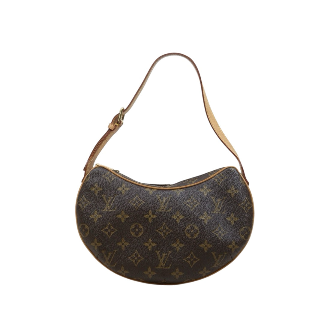 Include Entrupy Certificate of Authenticity｜Good ( Rank AB)｜Louis Vuitton Monogram Pochette Croissant PM Shoulder Bag｜26031603