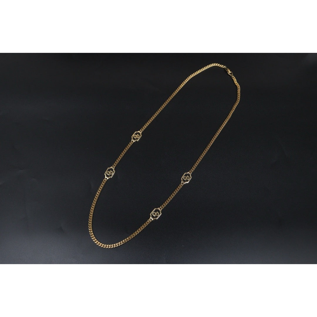 Include Authentic Detective Certificate of Authenticity｜Very Good ( Rank A) ｜ Dior  CD Long Necklace ｜Y26040709