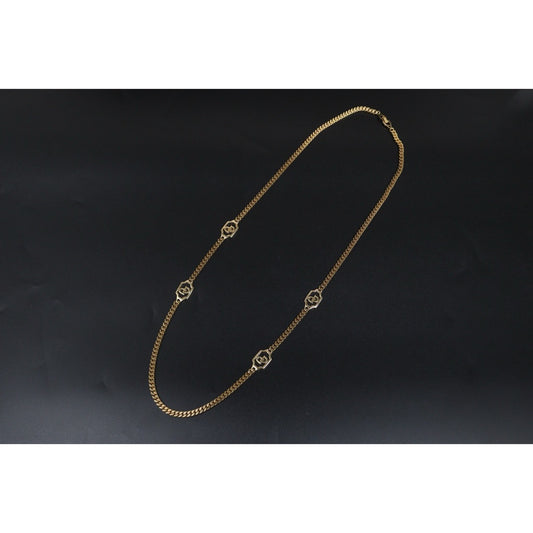 Include Authentic Detective Certificate of Authenticity｜Very Good ( Rank A) ｜ Dior  CD Long Necklace ｜Y26040709