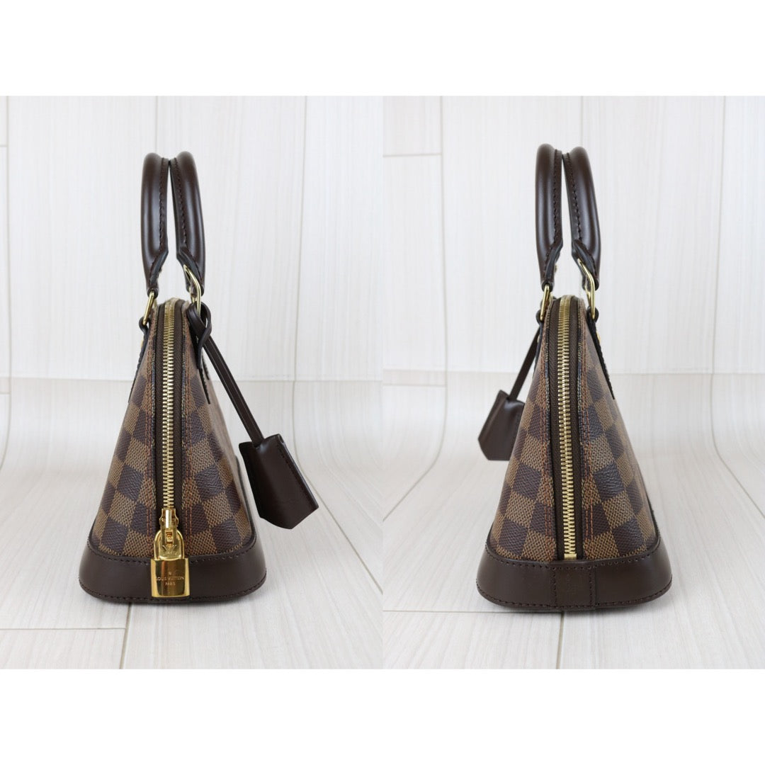 Include Entrupy Certificate of Authenticity｜Excellent（Rank SA）｜Louis Vuitton Damier Alma BB HandBag Shoulder Bag｜S26040816