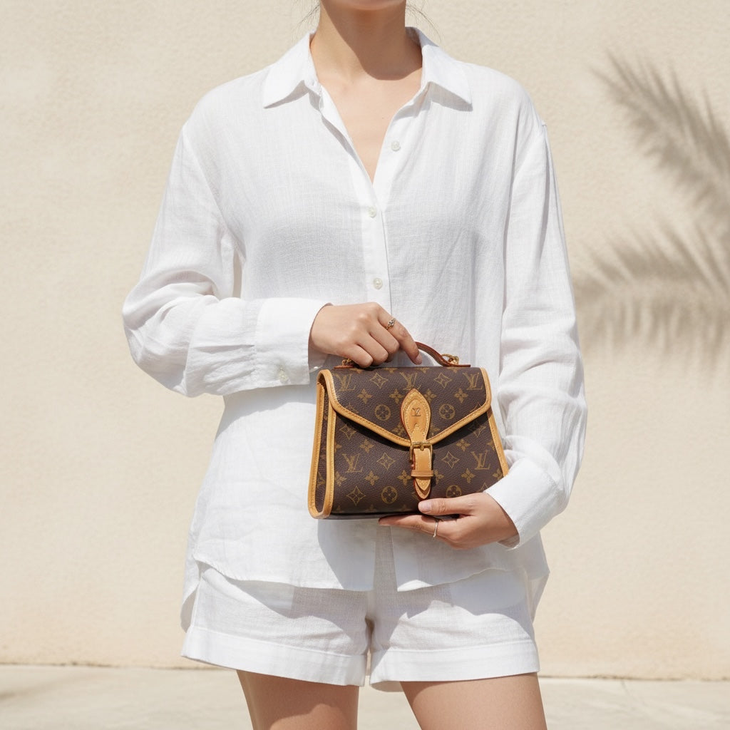 Include Entrupy Certificate of Authenticity｜Very Good ( Rank A)｜Louis Vuitton Monogram Ivy ShoulderBag  Current Model｜S26060805