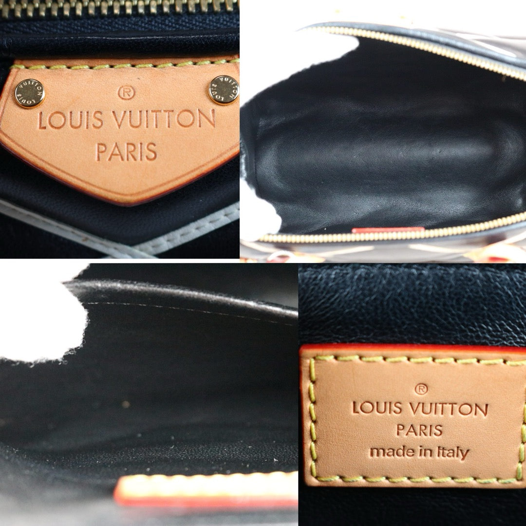 Rank A｜ LV Doc PM Black Leather Top Handle Crossbody Shoulder Bag  ｜S24080503